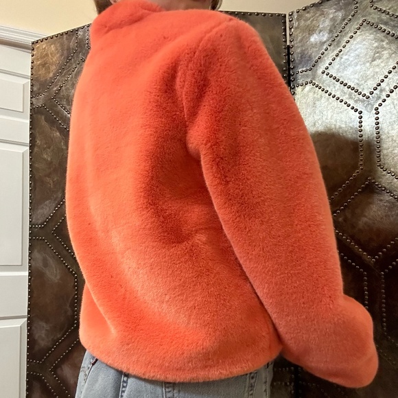 Orange Fur Coat - Picture 4 of 4